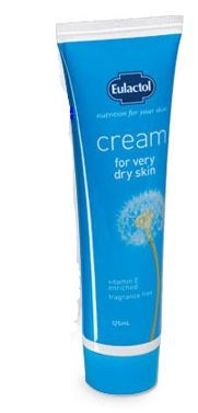 Deals on Eulactol Cream For Very Dry Skin Cream 250g Tube
